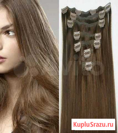 Волосы на заколках новые Усть-Кулом - изображение 1