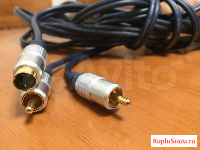 Кабель Luxmann S-Video 2 тюльпана Тюмень - изображение 1
