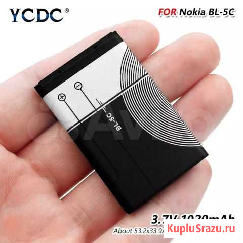 Литий-ионный аккумулятор Dinto BL-5C BL5C BL 5C Нижнекамск - изображение 1