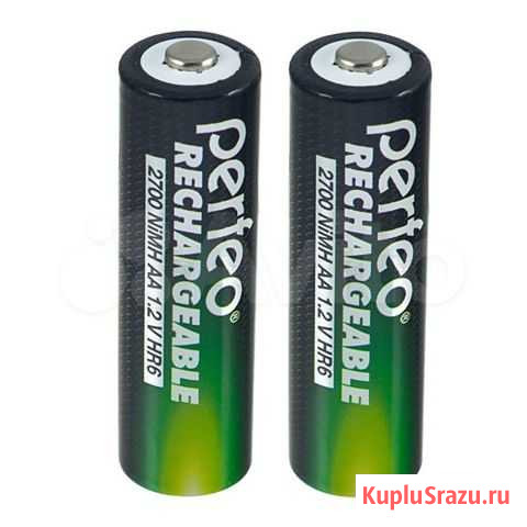 Аккумуляторы AAA Perfeo 1000 mAh (BL2) HR03 Челябинск - изображение 1