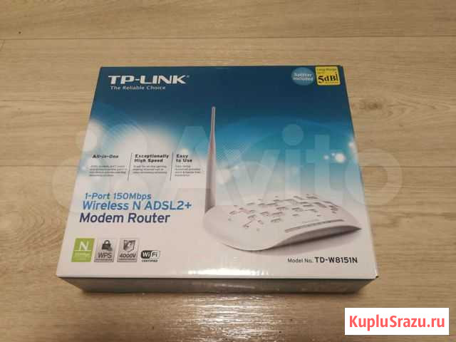 Wifi роутер с adsl2+ Йошкар-Ола - изображение 1