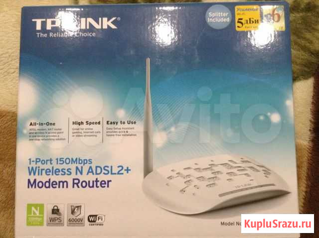 Продаю маршрутизатор TP-Link TD-W8151N (adsl2+) Курган - изображение 1
