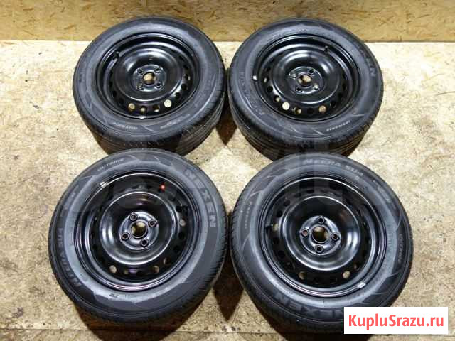 Лето Nexen 185/65/15+ориг штампы Rio/Solaris 4x100 Тула - изображение 1