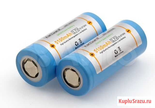 Аккумуляторы Litokala 26650 5100mAh Набережные Челны - изображение 1