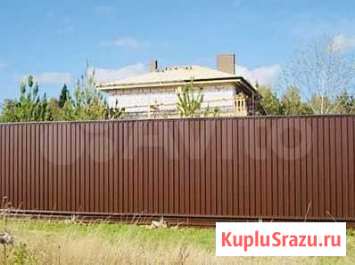 Профнастил С8 1150х2000 (0,4 мм) RAL 8017 Романовка - изображение 1