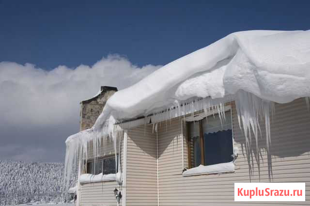 Сброс снега с крыш Новосибирск - изображение 1