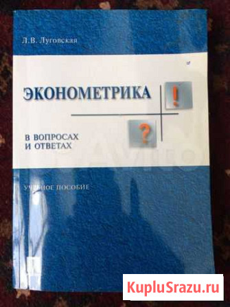 Эконометрика Пригородный - изображение 1