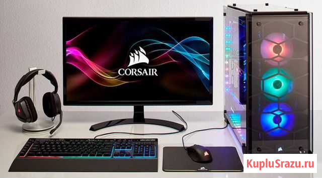 Мощный игровой компьютер Ryzen 5 2600 новый Оренбург - изображение 1