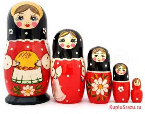 Матрёшка Каравай 5 кукольная (10132) Иркутск