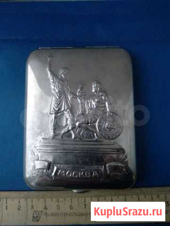 Портсигар Москва Минин и Пожарский СССР Нижний Новгород - изображение 1