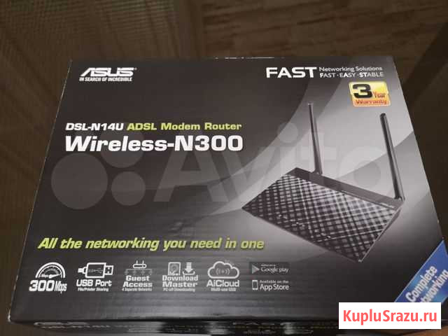 Роутер Asus DSL-N14U Цимлянск - изображение 1