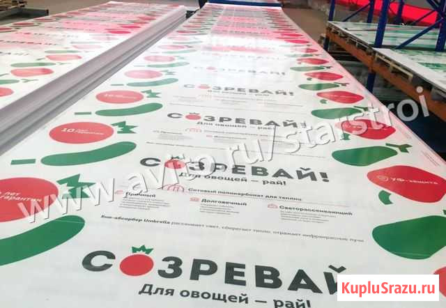 Сотовый поликарбонат 4 мм плотность 0,52 2100*6000 Богородск - изображение 1