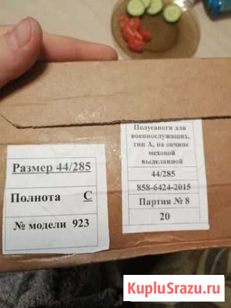 Полусапоги для военнослужащих тип А Балашиха - изображение 1