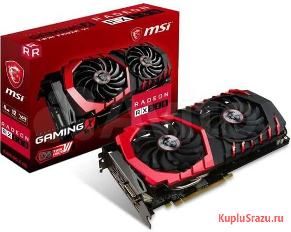 MSI RX 580 Gaming x 4 gb Новоалександровск - изображение 1