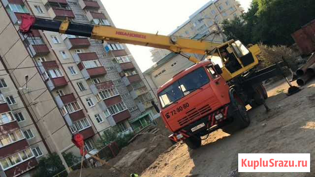 Кран Автокран 10, 16, 25 т, Самосвал камаз, Погруз Чита - изображение 1