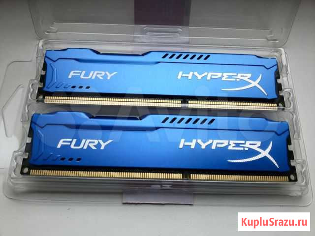 Kingston HyperX 2x8 Гб DDR-3 Березники - изображение 1