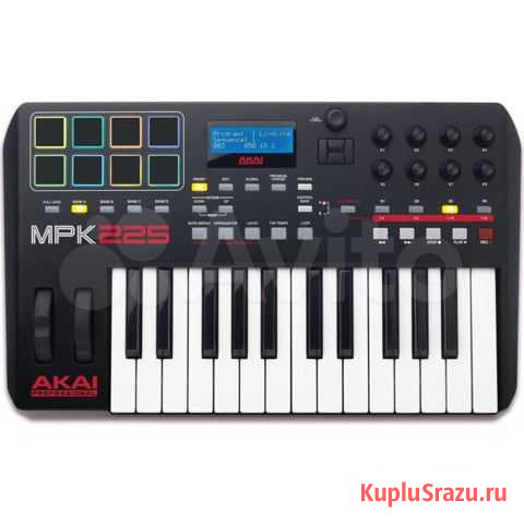 Новая миди клавиатура akai MPK225 Ростов-на-Дону - изображение 1