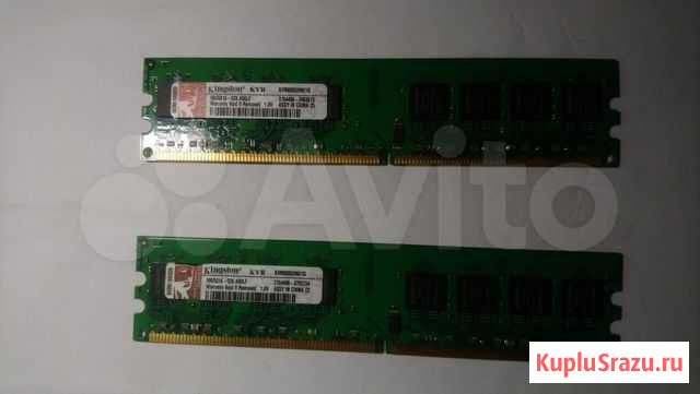 Kingston KVR800D2N6 1G DDR2,*2шт Кулебаки - изображение 1
