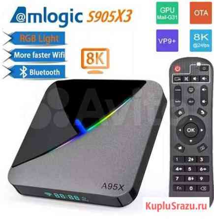 Смарт тв Бокс, приставка TV BOX A95X F3 RGB Волгоград