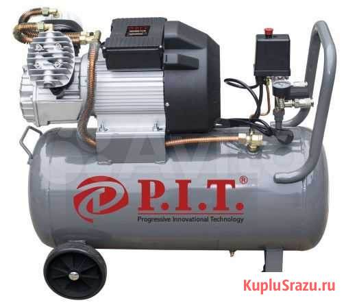 Новый Компрессор 2-х поршневой 50 л бак P.I.T Пятигорск - изображение 1
