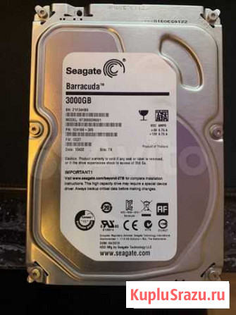Жесткий диск Seagate Barracuda 3 TB Новосибирск - изображение 1