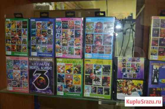 Катриджи к игровой приставки sega Рязань