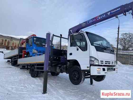 Кран-манипулятор-эвакуатор Isuzu NQR Наро-Фоминск