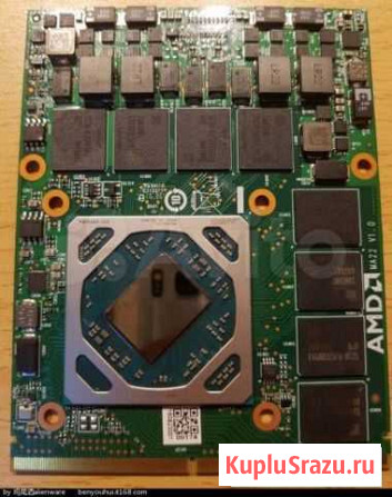 Видеокарта для ноутбука RX 480m 4gb MXM Новосибирск - изображение 1