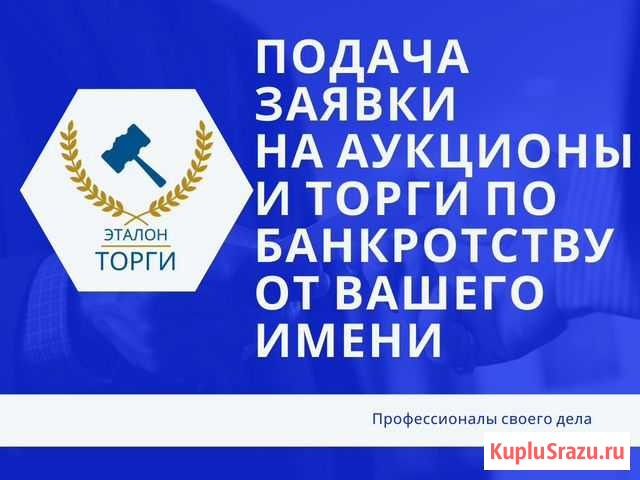 Участие / заявка / агент на торгах по банкротству Челябинск - изображение 1
