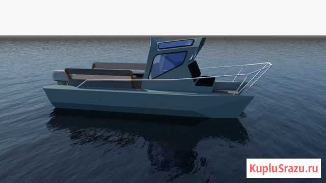 Катамаран алюминиевый, вместимость шесть человек Романовка - изображение 1