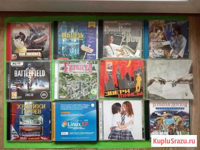 Диски игровые, фильмы, музыка, обучающие программы Хабаровск - изображение 1