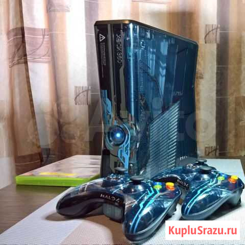 Xbox360s 320Gb Halo4 SE Чита - изображение 1