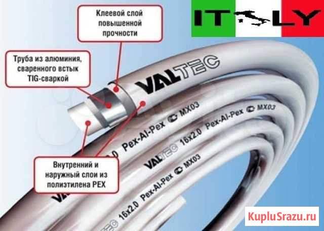 Металлопластиковая труба Valtec Шахты - изображение 1