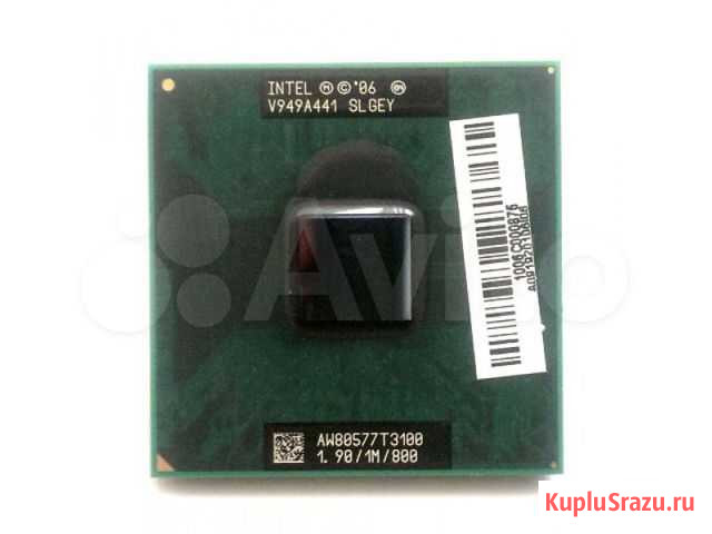 Celeron T3100 процессор для ноутбука 2 ядра Уфа - изображение 1