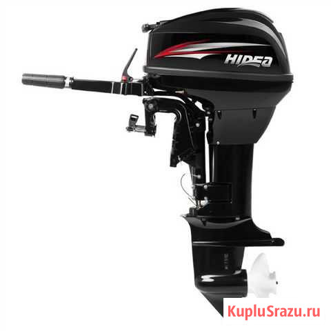 2-тактный лодочный мотор hidea 9.9 FHS Красноярск - изображение 1
