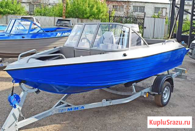 Новый алюминиевый катер Неман 450 DC в наличии Москва - изображение 1