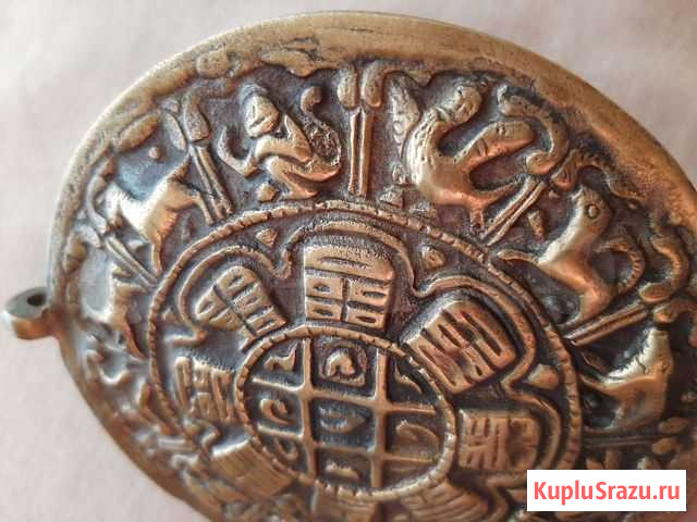 Календарь маия.латунь.вещ старинная Омск - изображение 1