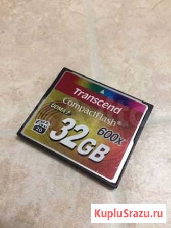 Карта памяти CF 32 Gb Transcend 600x Москва - изображение 1