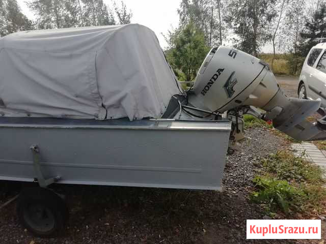 Моторная лодка прогресс 4+хонда 50 Воскресенск - изображение 1