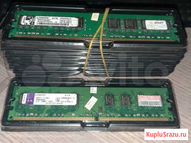 Полноформатные DDR2 2GB 800MHz Kingston Уфа - изображение 1