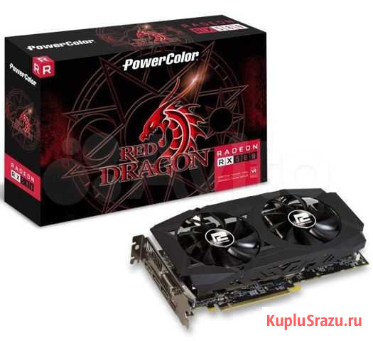 Rx 580 8gb Red Dragon PowerColor Астрахань - изображение 1