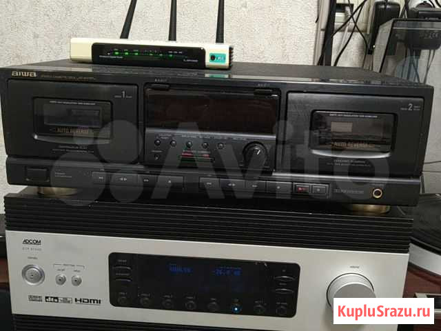 Дека 2-х кассетная,Aiwa Ad-wx 727 Новороссийск - изображение 1