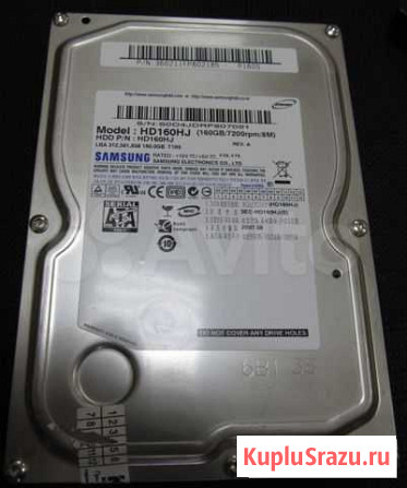 Жесткий диск 160Гб 3,5 SATA HDD Волжск - изображение 1