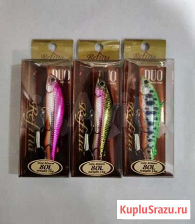 Раттлин Duo Refina 80L- 14g Лобня - изображение 1