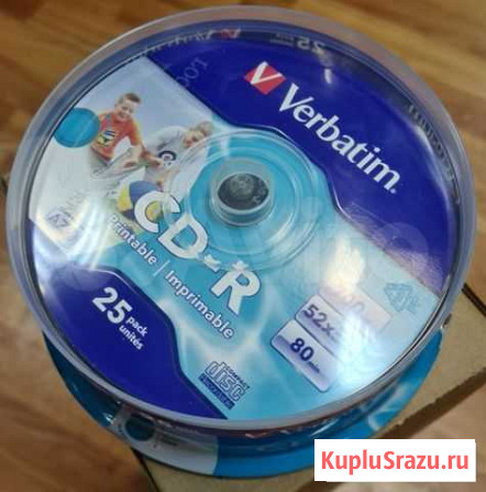CD-R DVD-R Verbatim TDK Philips белые и серебряные Москва - изображение 1
