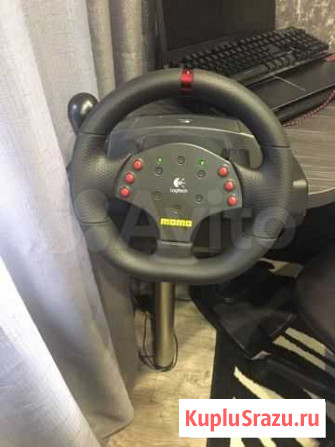 Руль logitech momo racing Невинномысск - изображение 1