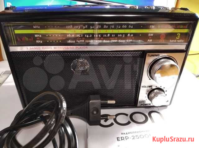 Продам радиоприемник econ ERP-2500UR новый Серпухов - изображение 1