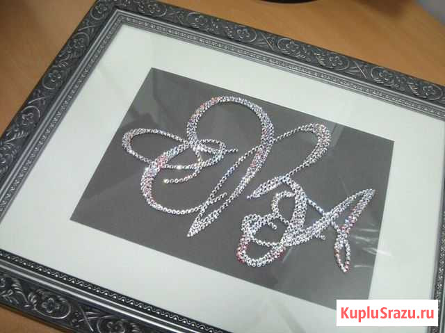 Инкрустация стразами swarovski, картины swarovski Красноярск - изображение 1
