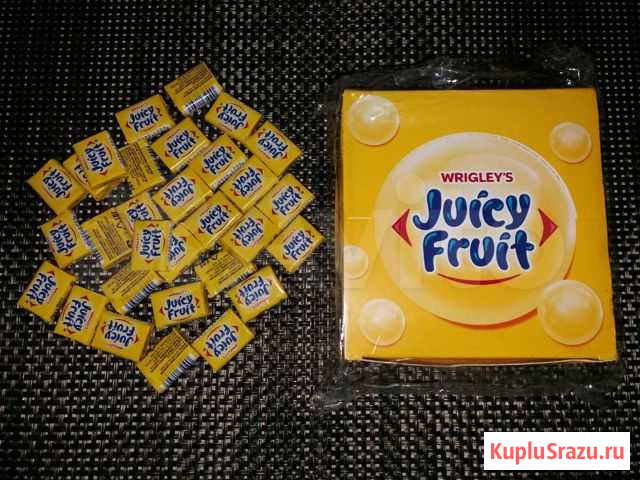 Жвачки Juicy Fruit от Wrigleys 100шт 400г Мытищи - изображение 1