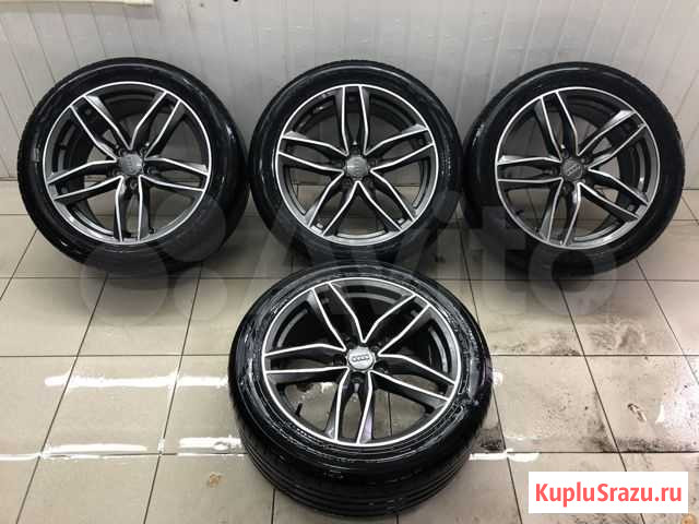 Колеса в сборе R18 с резиной 245/45 Сыктывкар - изображение 1